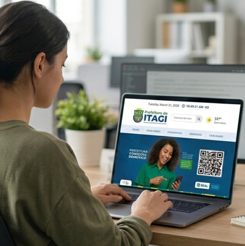 Site da prefeitura de Itagi - BA