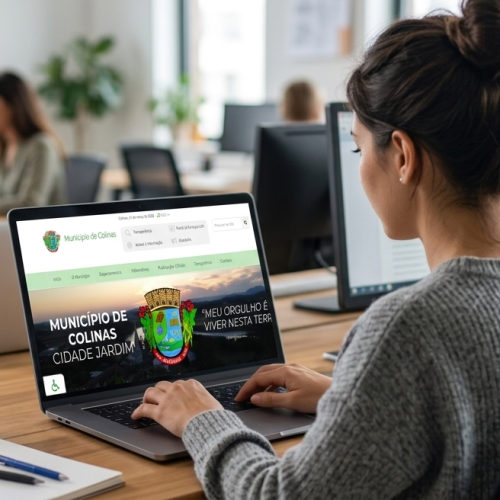 Site da Prefeitura de Colinas - RS