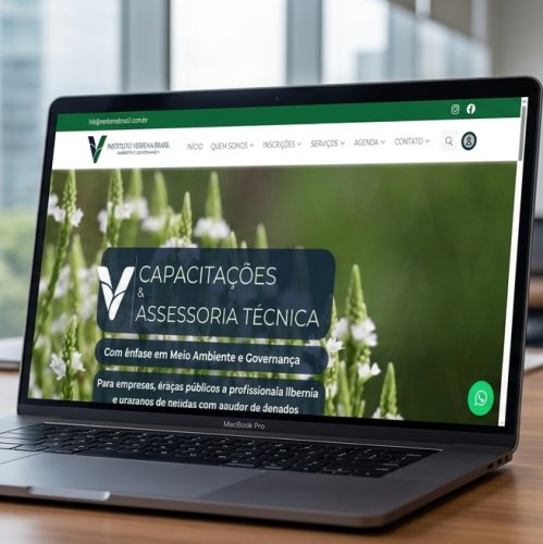 Site do instituto Verbena Brasil