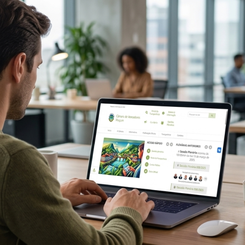 Site da Câmara de Muçum - RS
