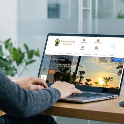 Site da Prefeitura de Quevedos - RS 